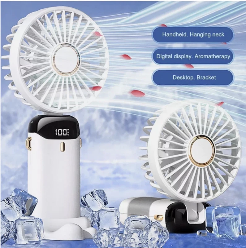 Portable Handheld Fan 10000mAh Travel Size
