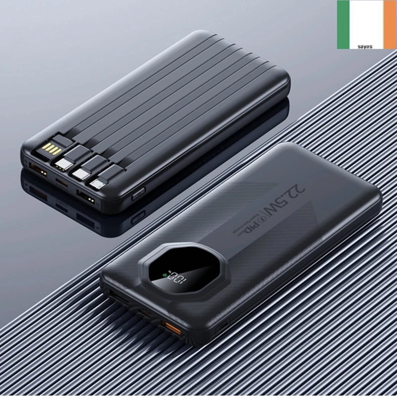 20000mAh Power Bank Fast Charge 22.5W PD Type-C